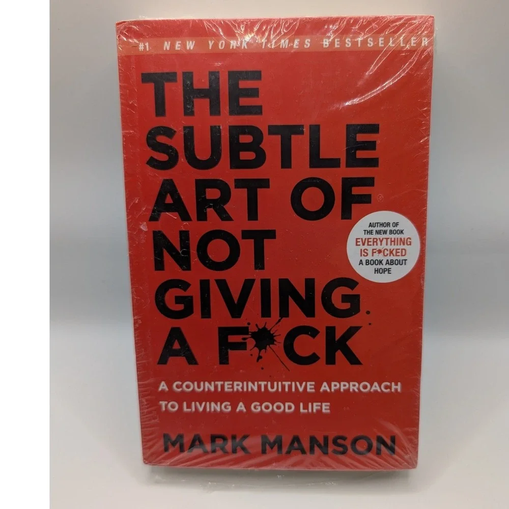 Mark Manson The Subtle Art of Not Giving a Fck Everything Is Fcked 2 Book Set.